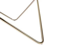 Tavolino da caffè MERIDIAN Vetro temperato Marmo/Oro
