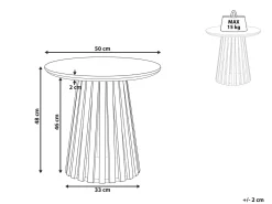 Tavolino da caffè MESILLA Legno d'acacia Marrone
