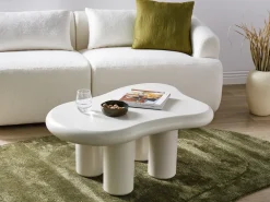 Tavolino da caffè ONDLE Bianco sporco