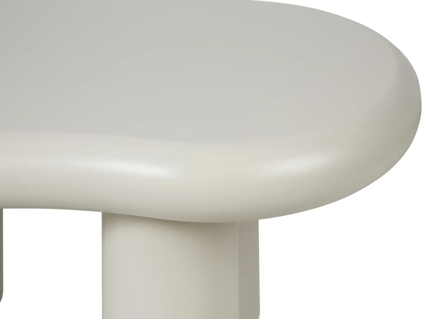 Tavolino da caffè ONDLE Bianco sporco