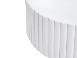 Tavolino da caffè POZZA 117 cm 117 cm Bianco