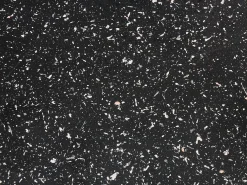 Tavolino da caffè POZZA II 106 cm 106 cm Effetto terrazzo Terrazzo Nero
