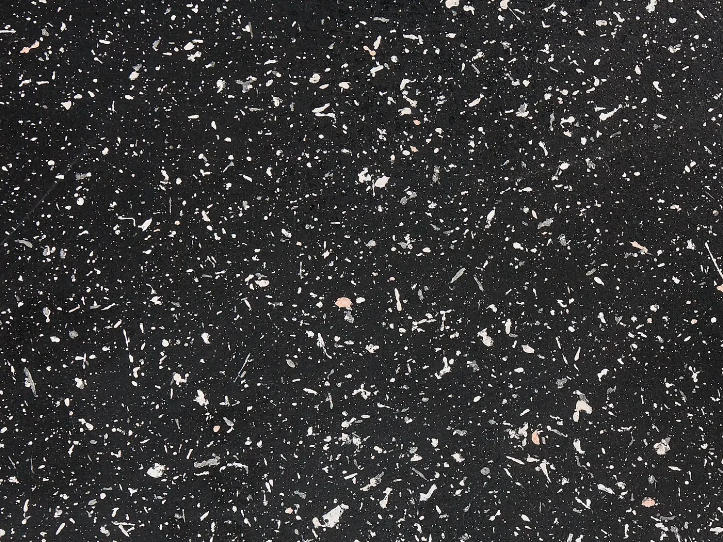 Tavolino da caffè POZZA II 106 cm 106 cm Effetto terrazzo Terrazzo Nero
