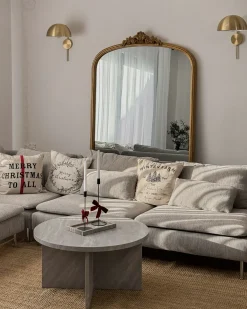 Tavolino da caffè STANTON Grigio effetto cemento