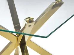 Tavolino da caffè STARLIGHT Vetro temperato Oro