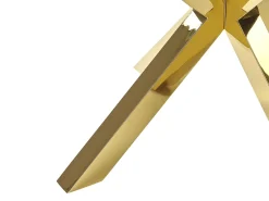 Tavolino da caffè STARLIGHT Vetro temperato Oro