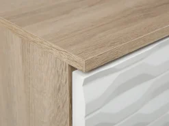 Tavolino da caffè SWANSEA Marrone chiaro con contenitore
