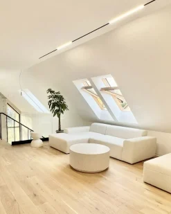 Tavolino da caffè TREZZO 90 cm 90 cm Effetto terrazzo Terrazzo Bianco