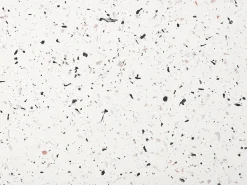 Tavolino da caffè TREZZO 90 cm 90 cm Effetto terrazzo Terrazzo Bianco