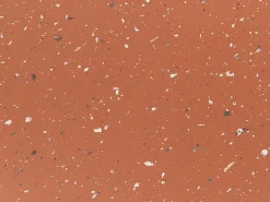 Tavolino da caffè TREZZO 90 cm 90 cm Effetto terrazzo Terrazzo Rosso