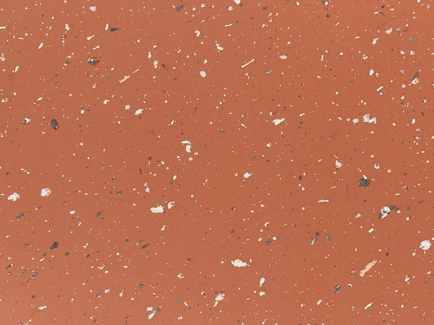 Tavolino da caffè TREZZO 90 cm 90 cm Effetto terrazzo Terrazzo Rosso
