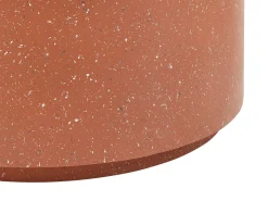 Tavolino da caffè TREZZO 90 cm 90 cm Effetto terrazzo Terrazzo Rosso