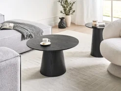 Tavolino da caffè WANDO Legno di frassino nero