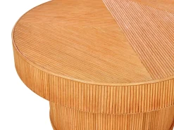 Tavolino da giardino AIROLE 150 cm 70 cm Rattan Marrone