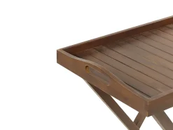 Tavolino da giardino AMANTEA Legno d'acacia Marrone scuro Pieghevole