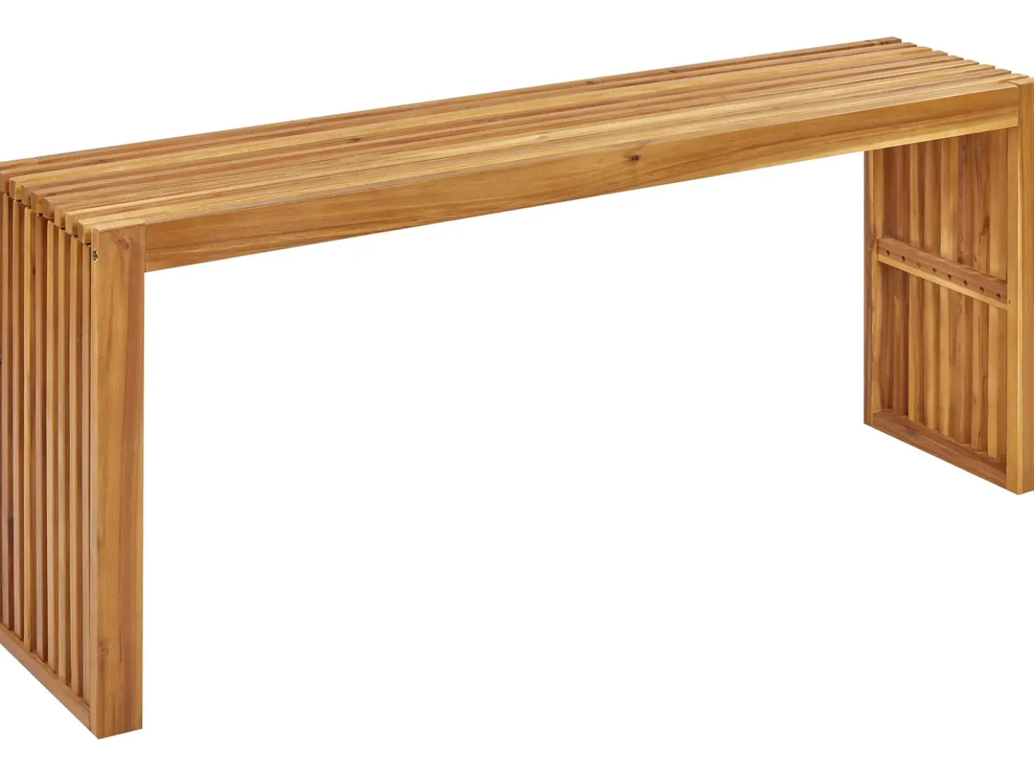 Tavolino da giardino BELLANO 150 cm 35 cm Legno d'acacia Marrone