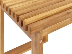 Tavolino da giardino BELLANO 35 cm 40 cm Legno d'acacia Marrone