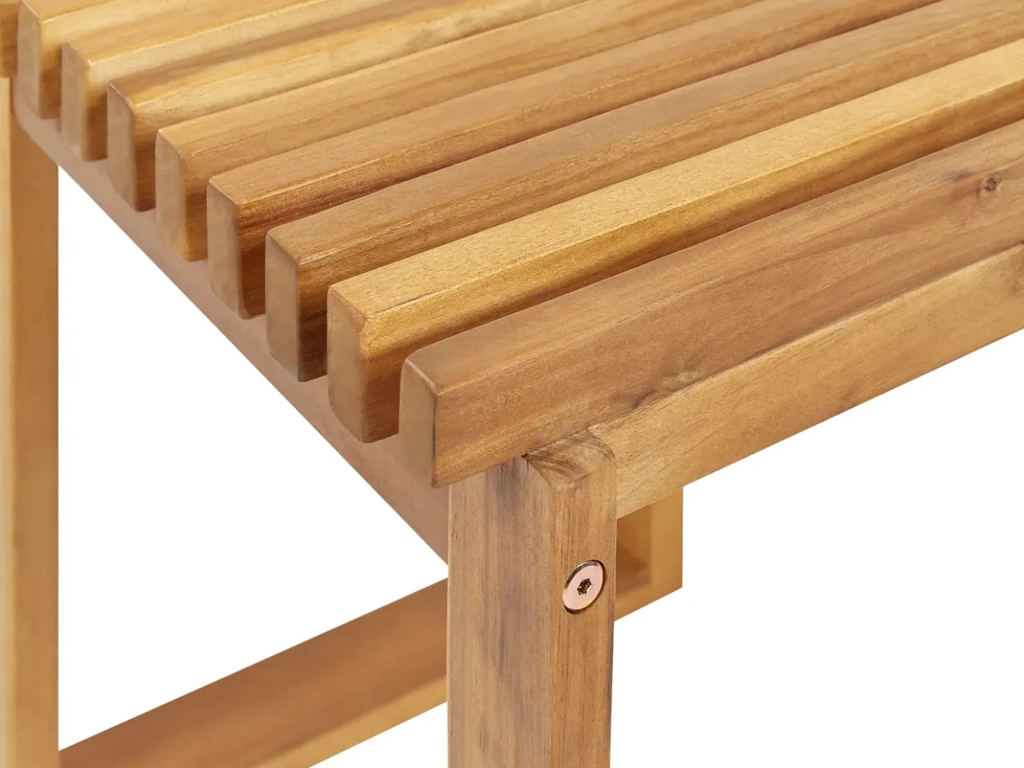 Tavolino da giardino BELLANO 35 cm 40 cm Legno d'acacia Marrone