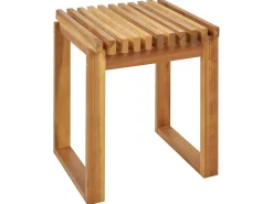 Tavolino da giardino BELLANO 35 cm 40 cm Legno d'acacia Marrone