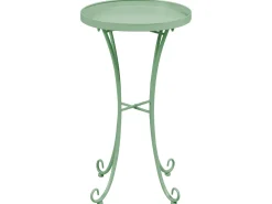 Tavolino da giardino CAVINIA 40 cm 40 cm Metallo Verde