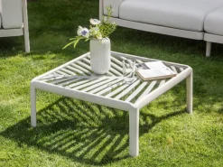 Tavolino da giardino FERRETTI 69 cm 69 cm Beige chiaro