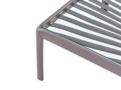 Tavolino da giardino FERRETTI 69 cm 69 cm Tortora