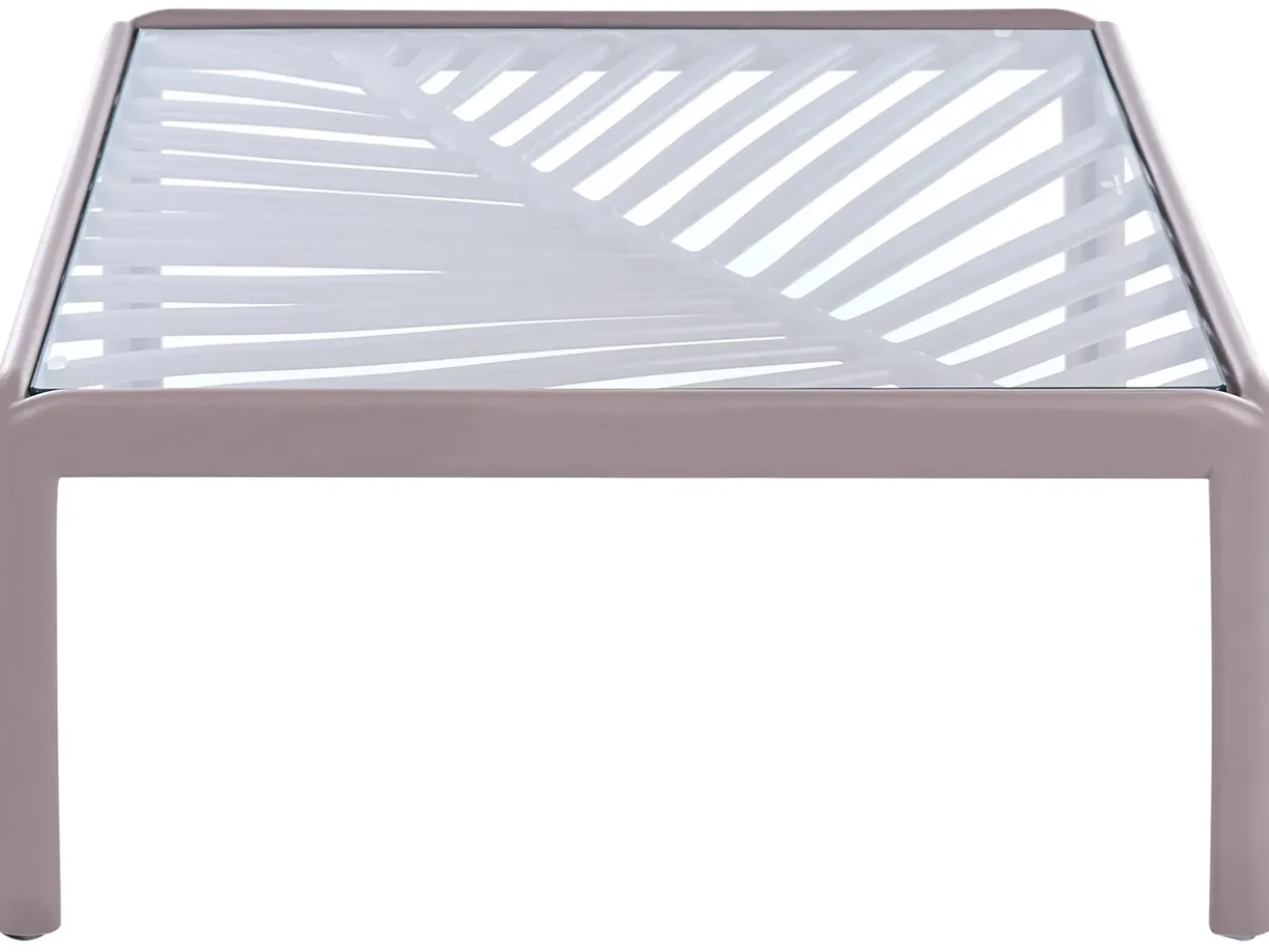 Tavolino da giardino FERRETTI 69 cm 69 cm Tortora