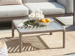 Tavolino da giardino FERRETTI 69 cm 69 cm Tortora