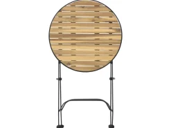 Tavolino da giardino LASCARI 45 cm 45 cm Legno d'acacia Marrone chiaro
