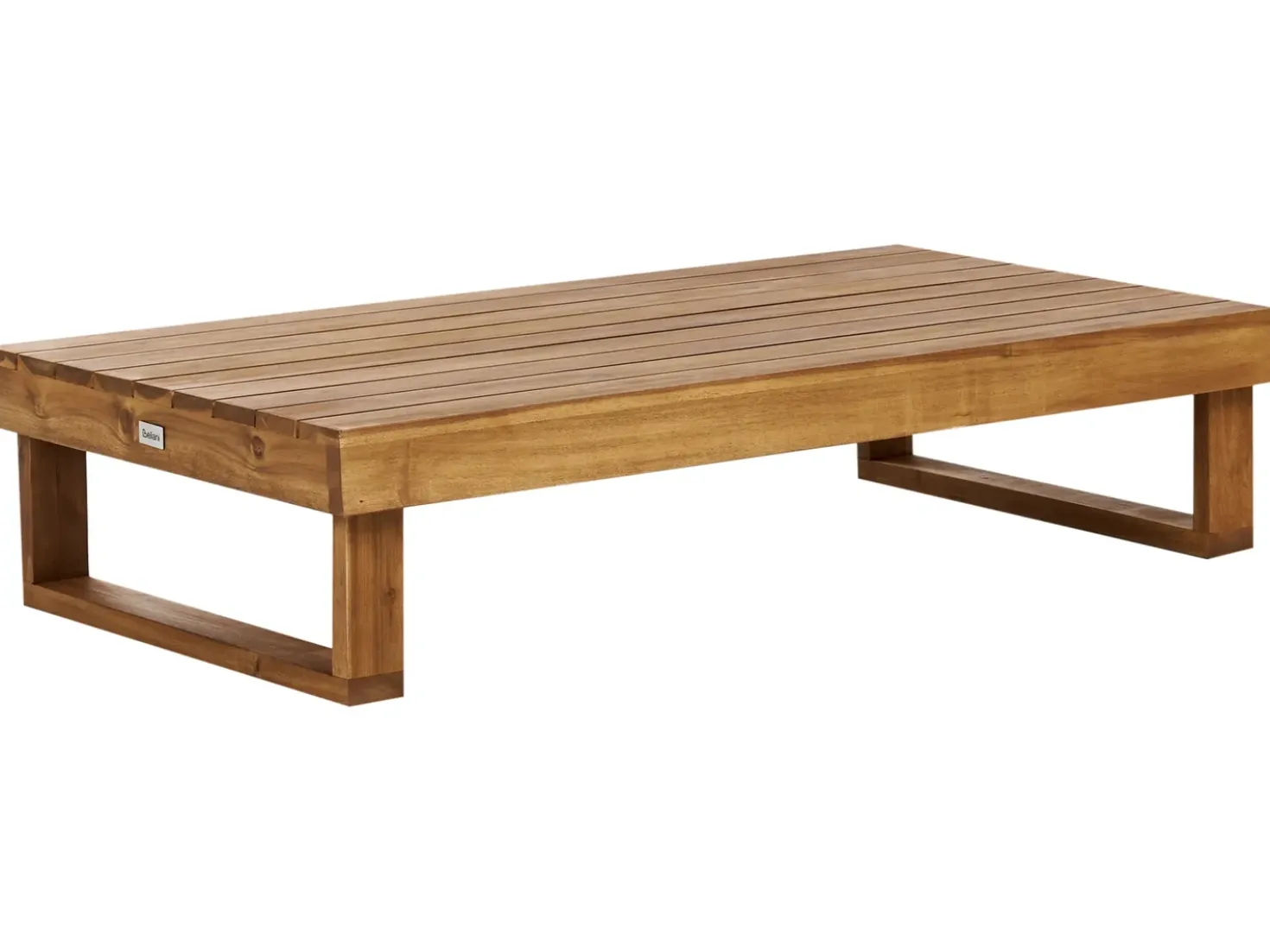 Tavolino da giardino MARETTIMO 60 cm 110 cm Legno di acacia certificato Marrone
