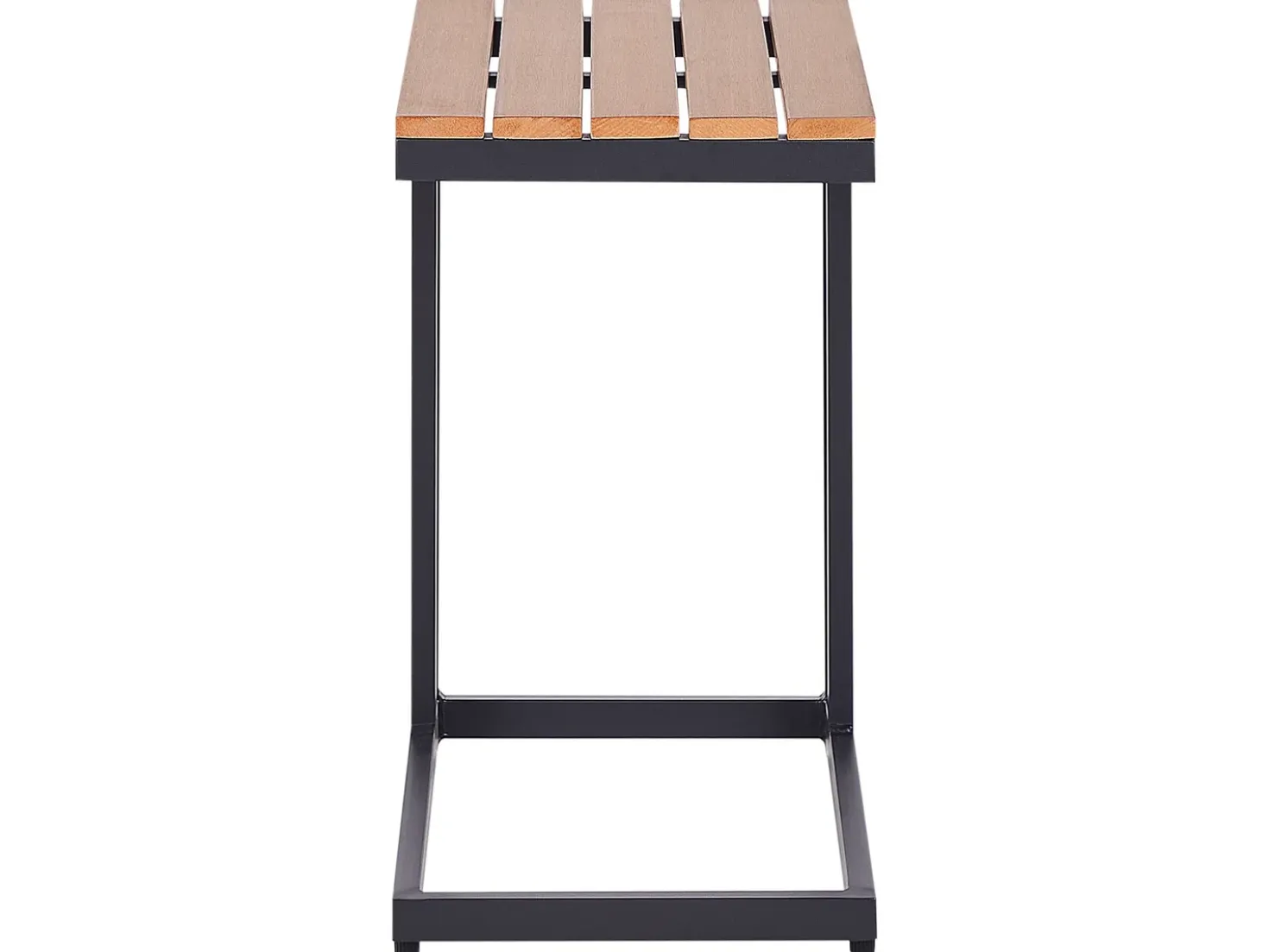 Tavolino da giardino MESSINA 60 cm 35 cm Nero