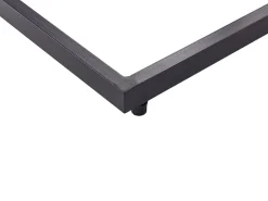 Tavolino da giardino MESSINA 60 cm 35 cm Nero