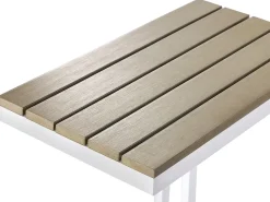 Tavolino da giardino MESSINA 60 cm 35 cm Bianco