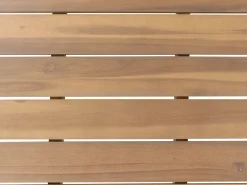 Tavolino da giardino NUMANA 140 cm 70 cm Legno d'acacia Marrone chiaro