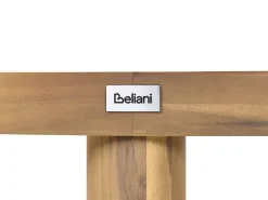 Tavolino da giardino NUMANA 140 cm 70 cm Legno d'acacia Marrone chiaro
