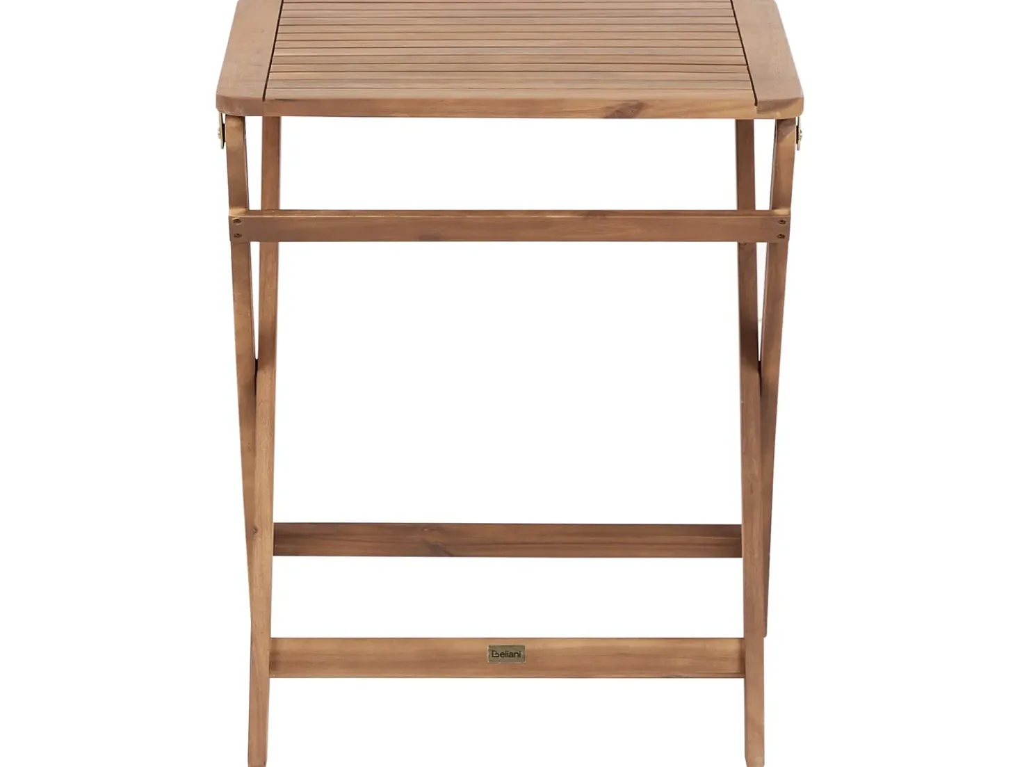 Tavolino da giardino PARAGGI 60 cm 60 cm Legno di acacia certificato Marrone