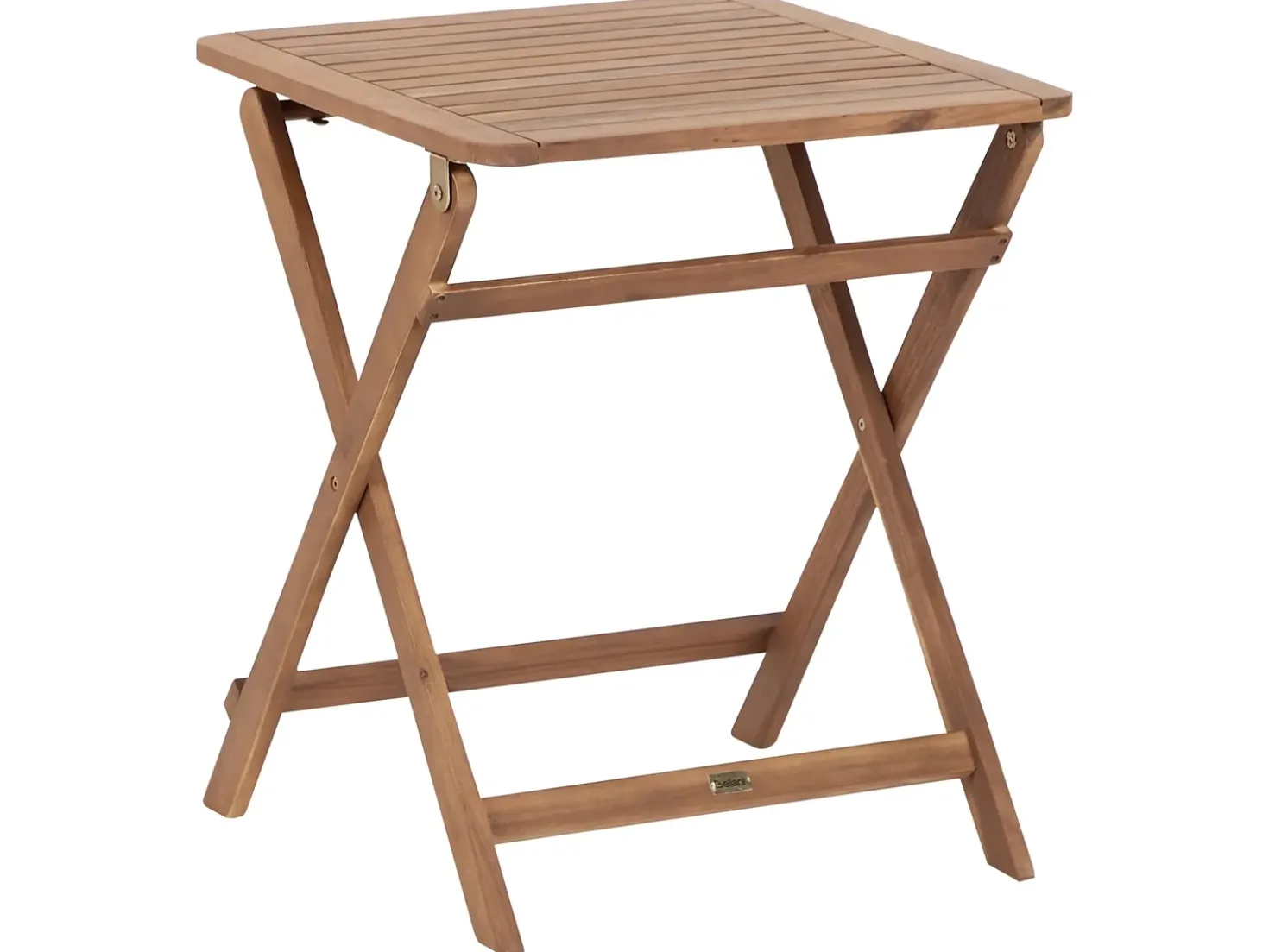 Tavolino da giardino PARAGGI 60 cm 60 cm Legno di acacia certificato Marrone