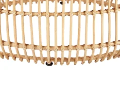 Tavolino da giardino RANDAZZO 85 cm 85 cm Rattan Marrone chiaro