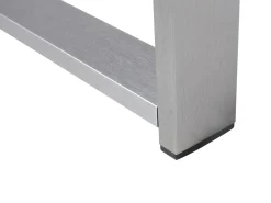 Tavolino da giardino SALERNO 90 cm 50 cm Metallo Grigio scuro