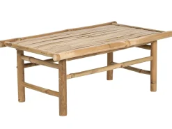 Tavolino da giardino TODI 45 cm 80 cm Bambù Marrone