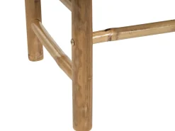 Tavolino da giardino TODI 45 cm 80 cm Bambù Marrone