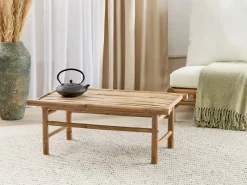 Tavolino da giardino TODI 45 cm 80 cm Bambù Marrone