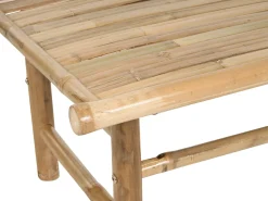 Tavolino da giardino TODI 45 cm 80 cm Bambù Marrone