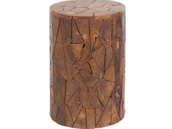 Tavolino DAWSON Legno di teak Marrone