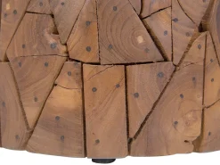 Tavolino DAWSON Legno di teak Marrone