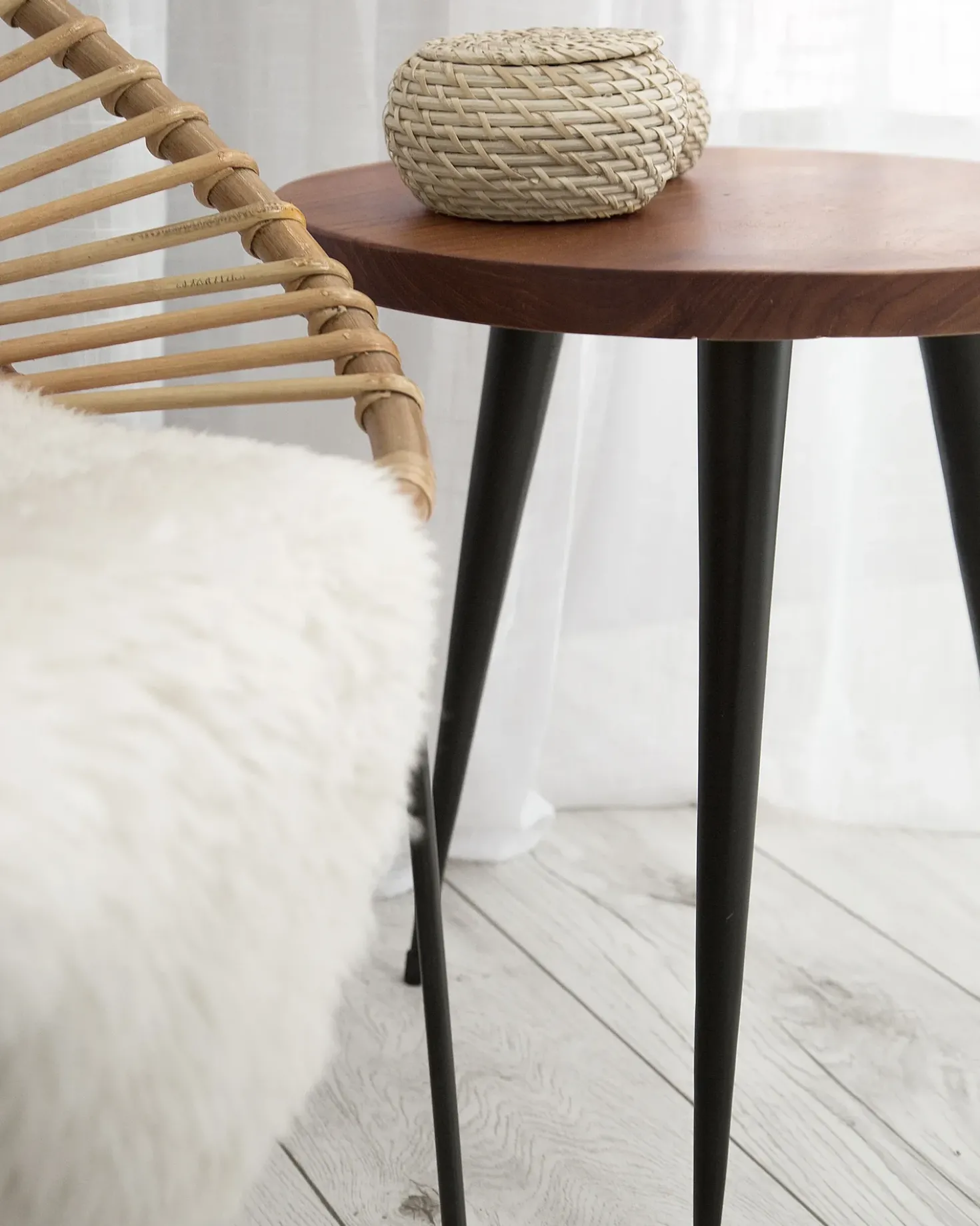 Tavolino DETAH Legno di teak Marrone scuro