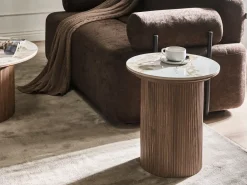 Tavolino DORA Ceramica Marrone