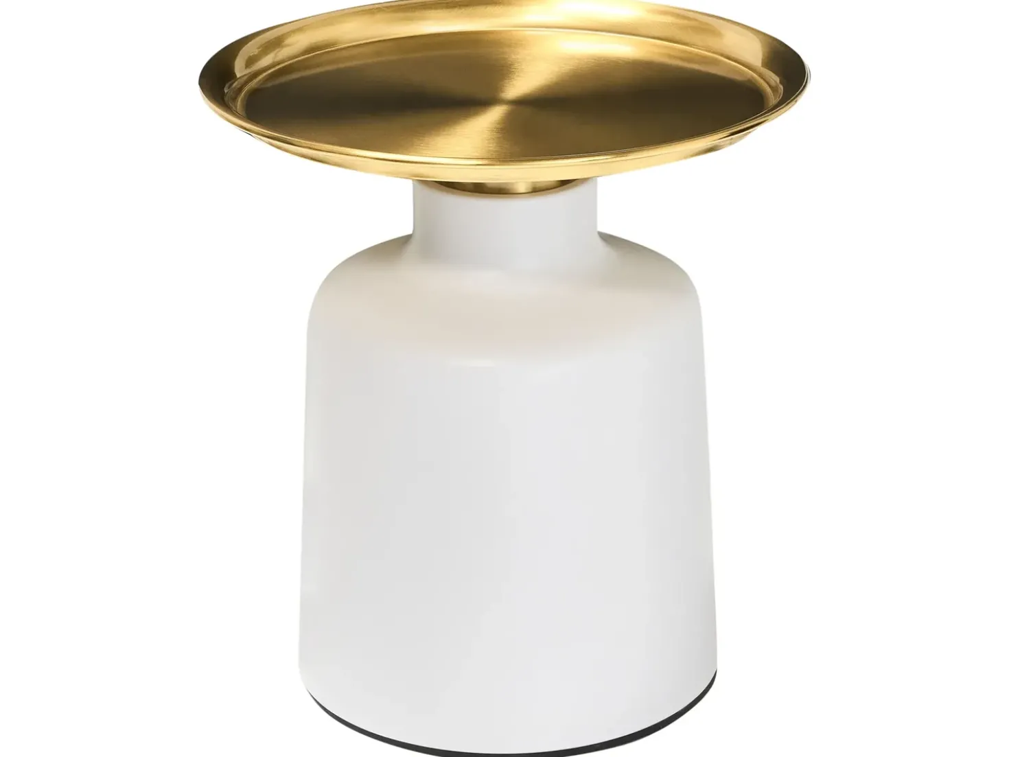 Tavolino DOVE Metallo Bianco/Oro