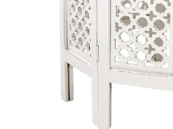 Tavolino ELARA Legno di mango Bianco