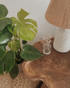 Tavolino ELSA Legno di teak Marrone